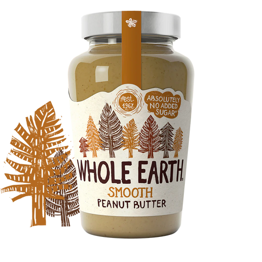 Whole Earth Smooth Peanut Butter 454g 香滑花生醬(無添加糖)