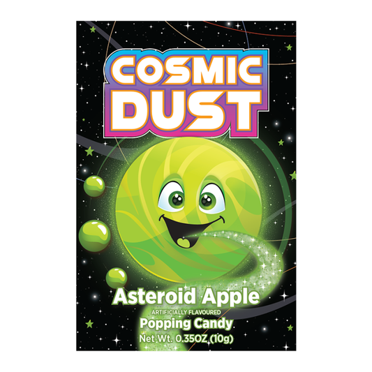 Cosmic Dust Asteroid Apple Popping Candy 10g