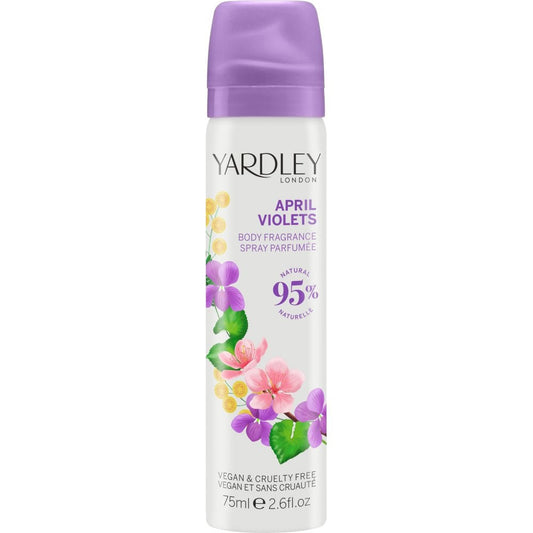 Yardley London April Violets Body Spray 75ml