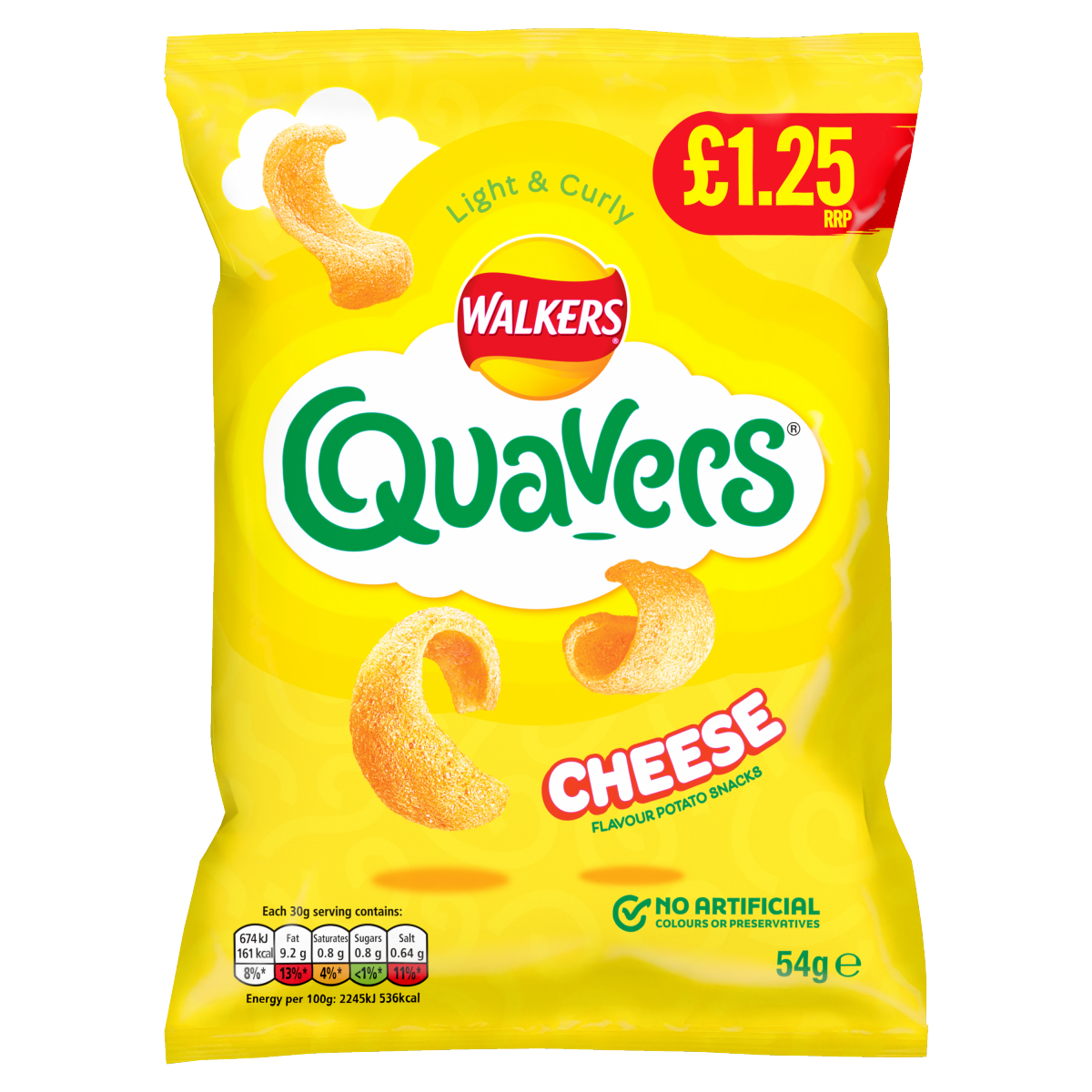 Walkers Quavers Cheese 54g