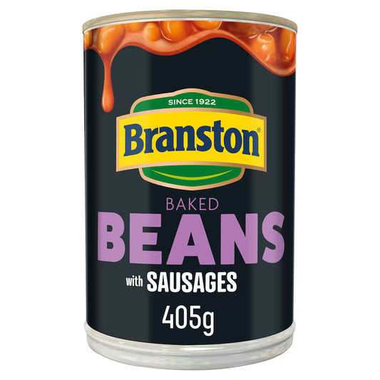 Branstons Baked Beans with Sausages 405g