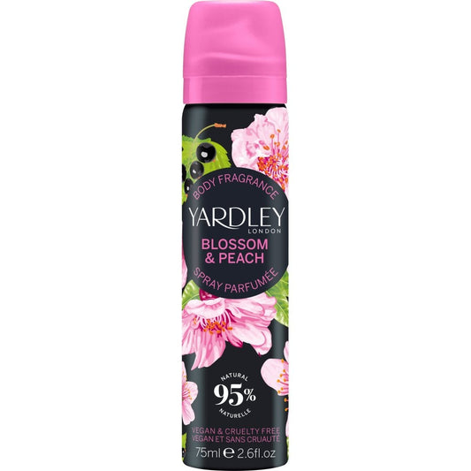 Yardley London Blossom & Peach Body Spray 75ml