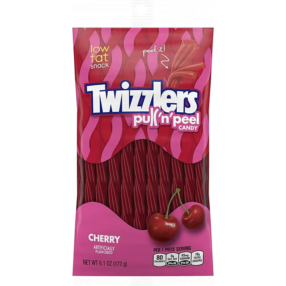 Twizzler Pull & Peel Cherry 172g 美國知名撕撕糖