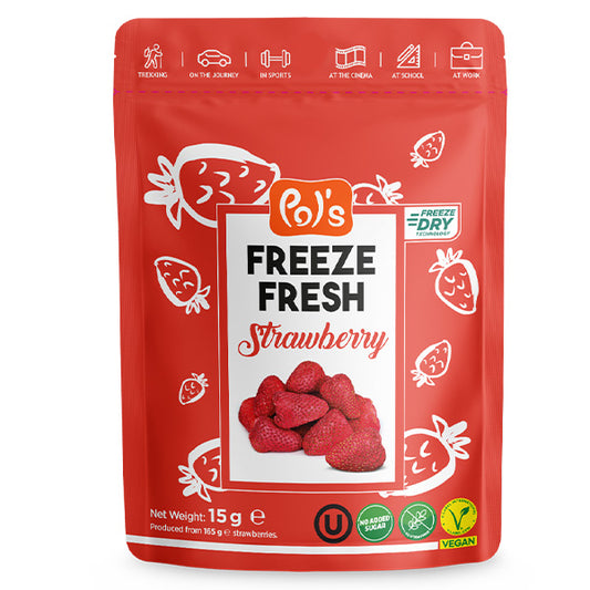 Pol's Freeze Dried Strawberry Crisps 15g