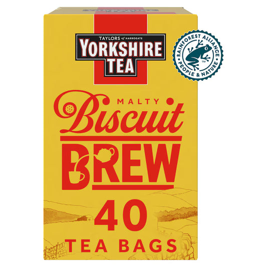 Yorkshire Tea Biscuit Brew 40s 餅乾茶(40茶包)