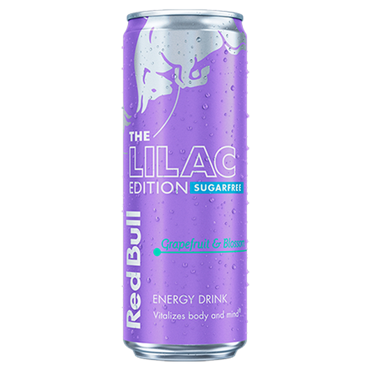 Red Bull Energy Drink Sugar Free Grapefruit & Blossom Lilac Edition 250ml (UK) 紅牛粉紅西柚花香味無糖能量飲品(英國期間限定版)