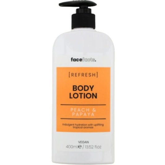 Face Facts Refresh Peach & Papaya Body Lotion 400ml