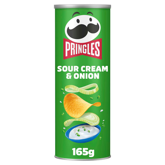 Pringles Sour Cream & Onion 165g (UK)