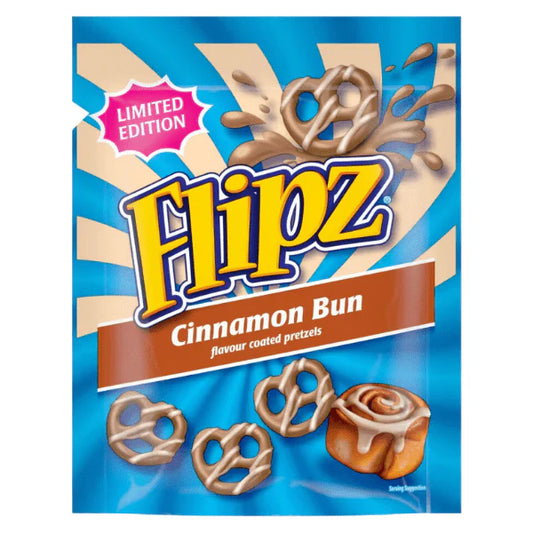 Flipz Cinnamon Bun 90g 肉桂卷味蝴蝶脆餅(期間限定版)