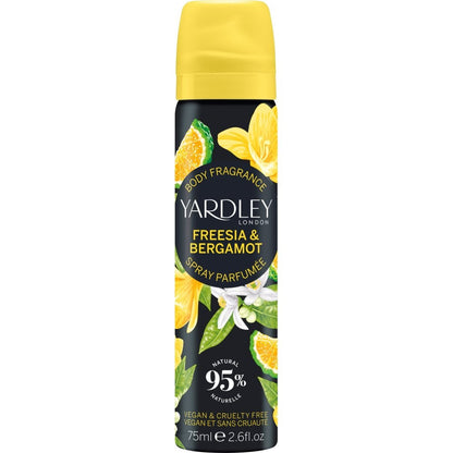 Yardley London Freesia & Bergamot Body Spray 75ml