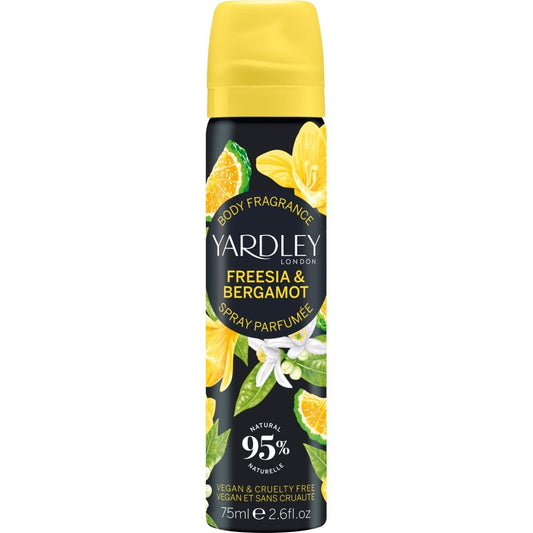 Yardley London Freesia & Bergamot Body Spray 75ml