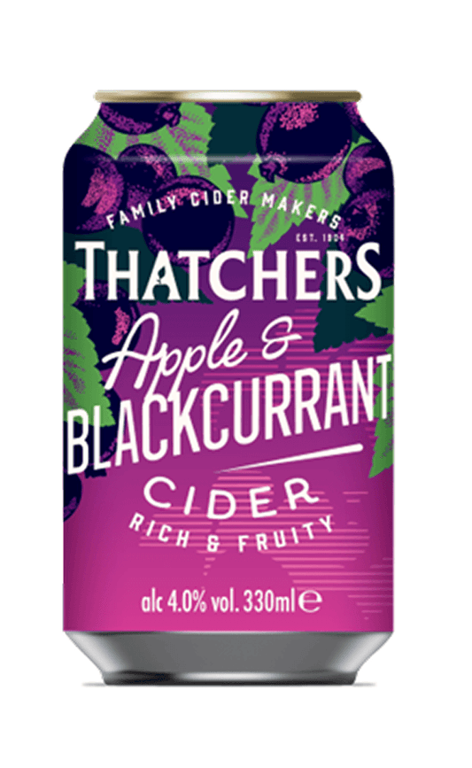 Thatchers Apple & Blackcurrant Cider 4% 330ml 黑加侖子蘋果酒(酒精度4%)