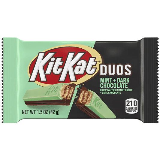 Kit Kat Duos Mint and Dark Chocolate Bar 42g