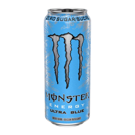 Monster Energy Ultra Blue 458ml (Canada Version) 魔爪藍罐無糖能量飲品(加拿大版)