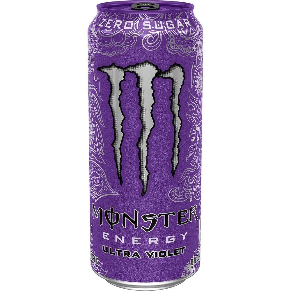 Monster Energy Ultra Violet 473ml (Canada Version) 魔爪紫罐無糖能量飲品(加拿大版 ...