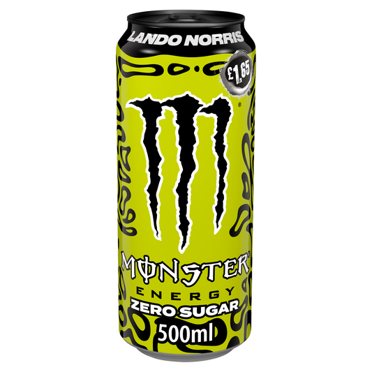Monster Energy Lando Norris Zero Sugar 500ml (UK Version) 魔爪蘭多·諾里斯特別版無糖能量飲品(英國增量版)