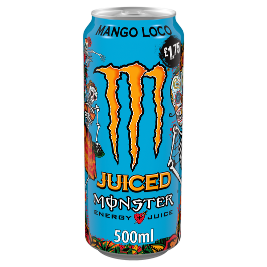 Monster Energy Mango Loco 500ml (UK Version) 魔爪芒果味能量飲品(英國增量版)
