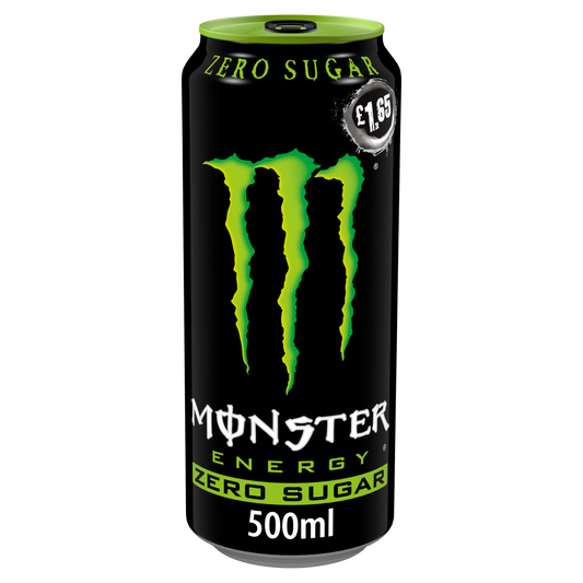 Monster Energy Original Zero Sugar 500ml (UK Version) 魔爪原味無糖能量飲品(英國增量版)