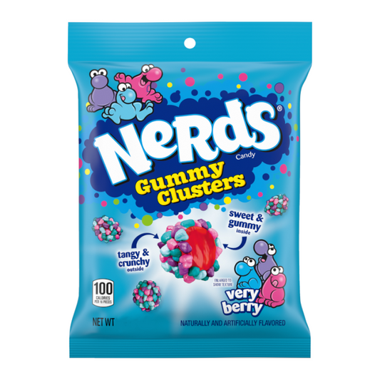 Nerds Very Berry Gummy Clusters 85g 莓果外脆內軟糖