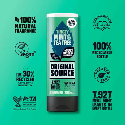 Original Source Tingly Mint & Tea Tree Shower Gel 250ml