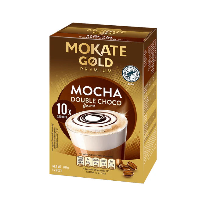 Mokate Gold Double Chocolate Mocha 10s 特濃朱古力摩卡咖啡(10包裝)