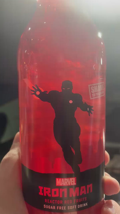 Marvel Iron Man Reactor Red Fruits Soda 330ml 鋼鐵俠反應堆閃閃汽水