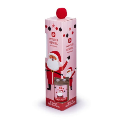 Pan Aroma Pom Pom Santa Reed Diffuser (Winter Berries) 100ml 聖誕老人香薰(冬日莓果味)含藤枝