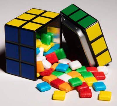 Rubik's Cube Candy Tin 43g 扭計骰盒裝糖