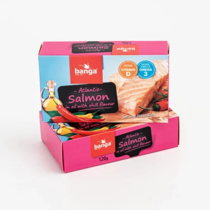 Banga Atlantic Salmon With Oil In Chili 120g
