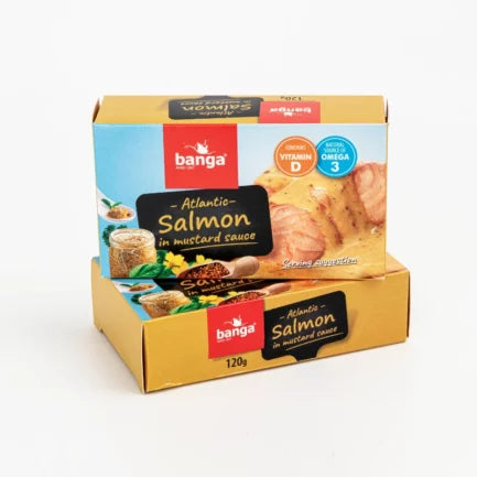 Banga Atlantic Salmon In Mustard Sauce 120g