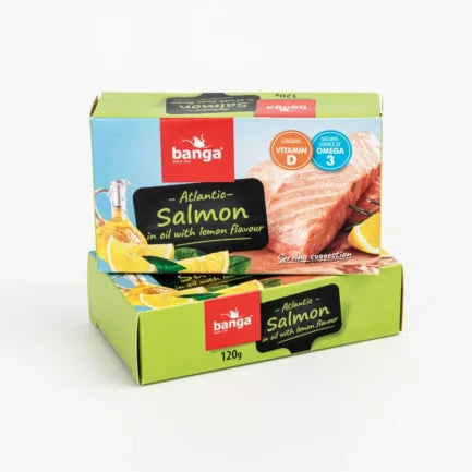 Banga Atlantic Salmon In Oil With Lemon 120g