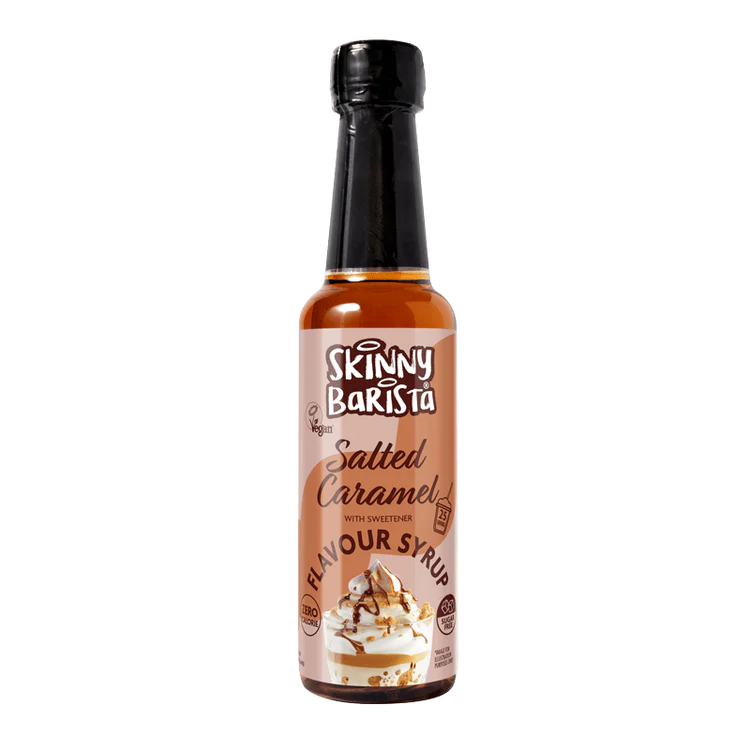 Skinny Barista Sugar Free Salted Caramel Flavour Syrup 250ml 無糖0卡路里鹽焦糖咖啡糖漿