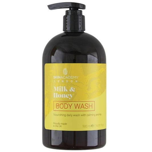 Skin Academy London Milk & Honey Body Wash 500ml