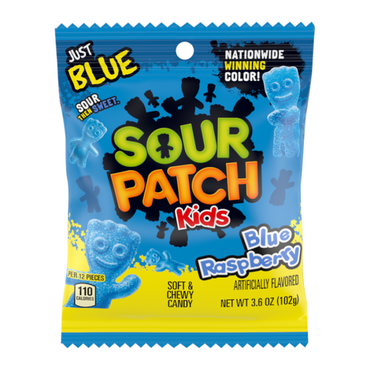 Sour Patch Kids Blue Raspberry 102g 激酸藍桑子酸糖