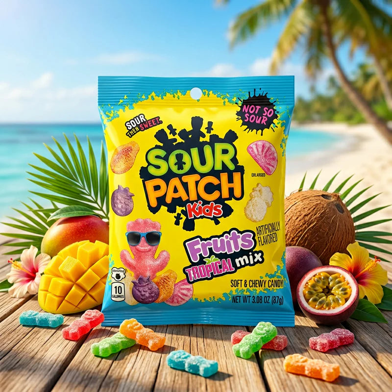 Sour Patch Kids Fruits Tropical Mix 87g