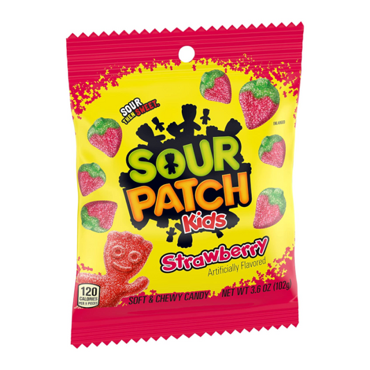 Sour Patch Kids Strawberry 102g 激酸士多啤梨軟糖