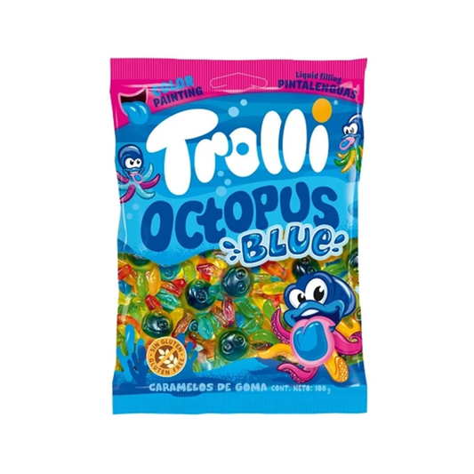 Trolli Blue Octopus Bags 100g