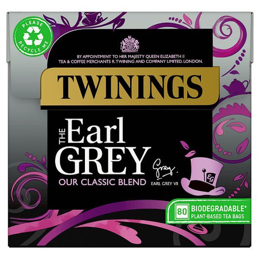Twinings Earl Grey Tea 80s (UK) 川寧伯爵茶(80茶包)英國製造