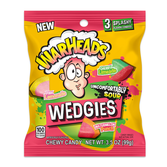 Warheads Sour Wedgies 99g 極酸雙色雙重口味雜錦軟糖