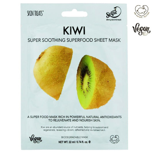Skin Treats Kiwi Super Soothing Superfood Sheet Mask 1pc