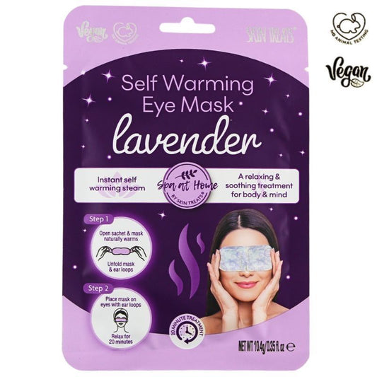 Skin Treats Self Warming Eye Mask Lavender 1pc